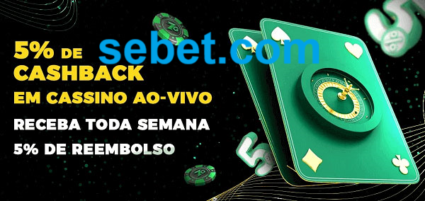 Promoções do cassino ao Vivo sebet